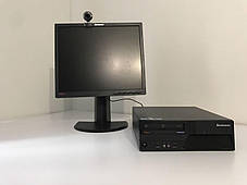 Lenovo M58 SFF / Intel Core 2 Duo E8400 (2 ядра по 3.0 GHz) / 8 GB DDR3 / 500 GB HDD + NEC/Acer/Samsung/Lenovo Black / 19" (1280x1024), фото 4