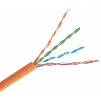 Кабель мережевий OK-Net UTP cat.5E 305m негорючий (U/UTP-cat.5E LSFROH) (КПВнг-HF-ВП(350) 4*2*0,51), фото 1