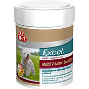 Вітаміни 8в1 Excel Multivitamin Small Breed з мікроелементами антиоксидантами для дрібних собак ,70 таблеток