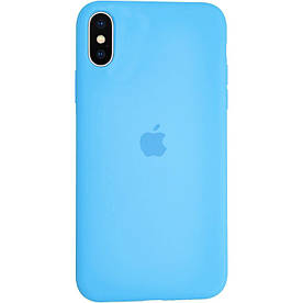 Чохол Silicone Case для iPhone X силіконовий, Marine Blue