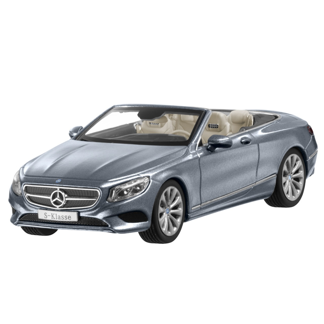 Модель Mercedes-Benz S-Klasse, Cabriolet, Scale 1:43, Selenite Gray Metallic, артикул B66960352