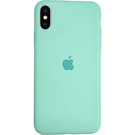 Чохол Silicone Case для Apple iPhone X силіконовий, Ice Sea Blue