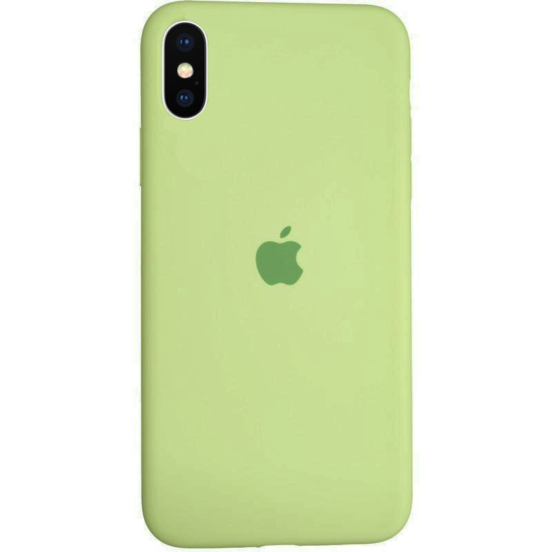 Чохол Silicone Case для iPhone X силіконовий, Авокадо