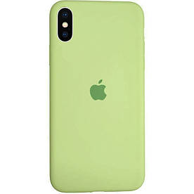 Чохол Silicone Case для iPhone XS силіконовий, Авокадо