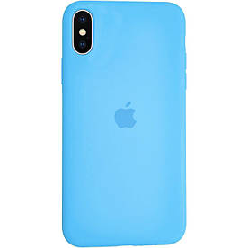 Чохол Silicone Case для iPhone XS силіконовий, Marine Blue