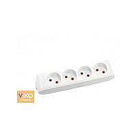 Колодка 4 гнізда без заземлення Multi-let VIKO, 1266