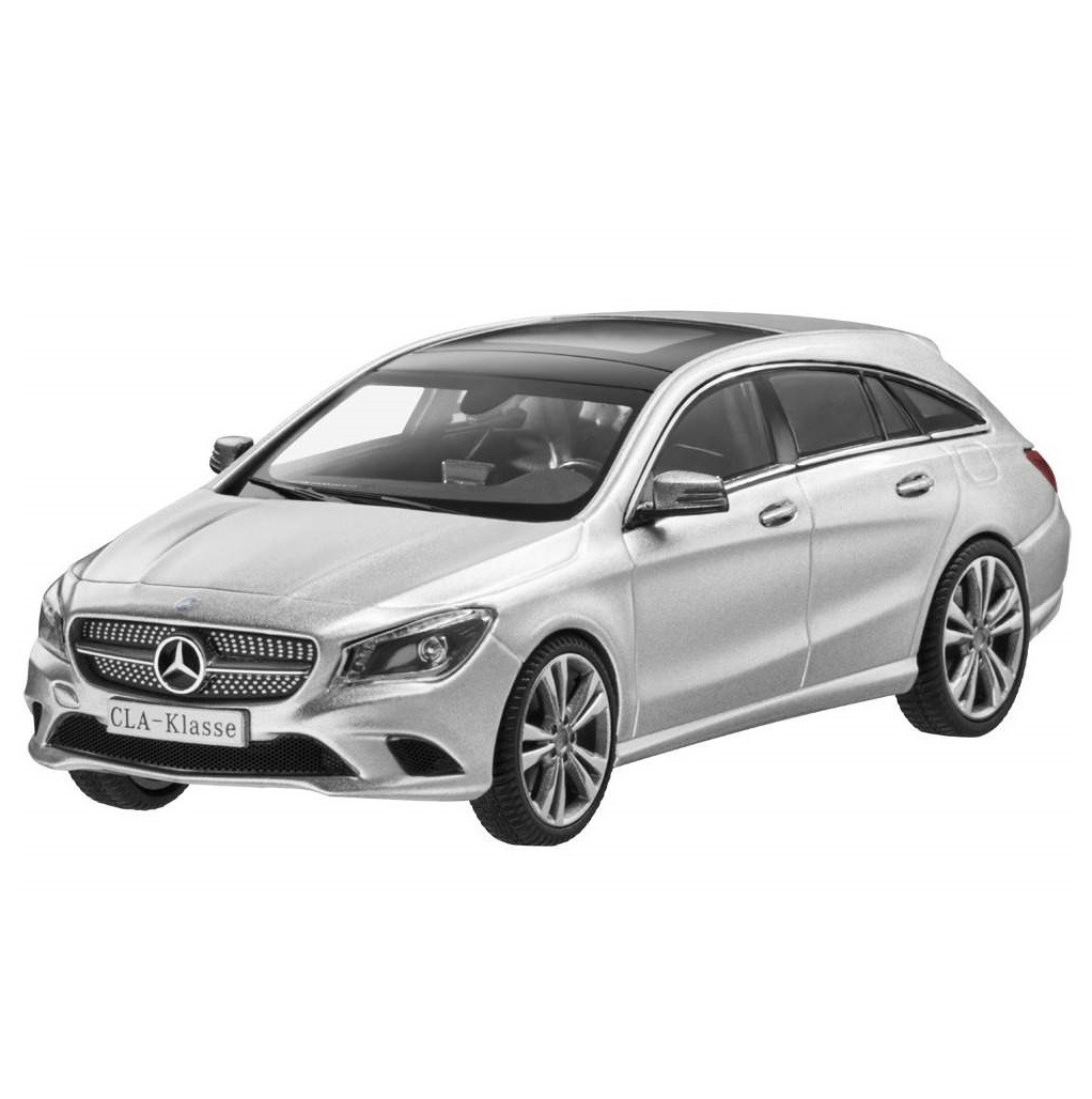 Модель Mercedes-Benz CLA-Klasse, Shooting Brake, Polar Silver, Scale 1:43, артикул B66960348