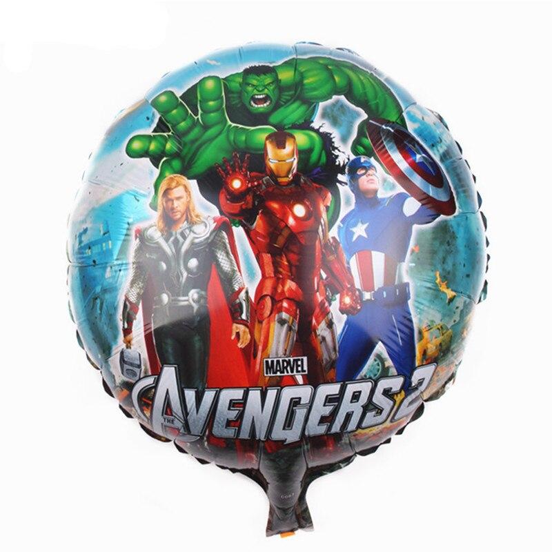 Куля фольгована "Месники" Marvel. Розмір 45 см
