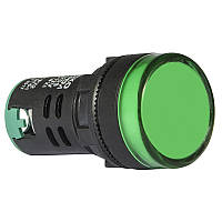 Світлосигнальна арматура АСКО-УКРЕМ AD22-22DS зелена 12V АC/DC (A0140030162)