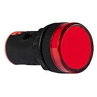 Світлосигнальна арматура АСКО-УКРЕМ AD22-22DS червона 12V AC/DC (A0140030163)