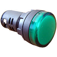 Світлосигнальна арматура АСКО-УКРЕМ AD22-22DS зелена 380V AC (A0140030151)