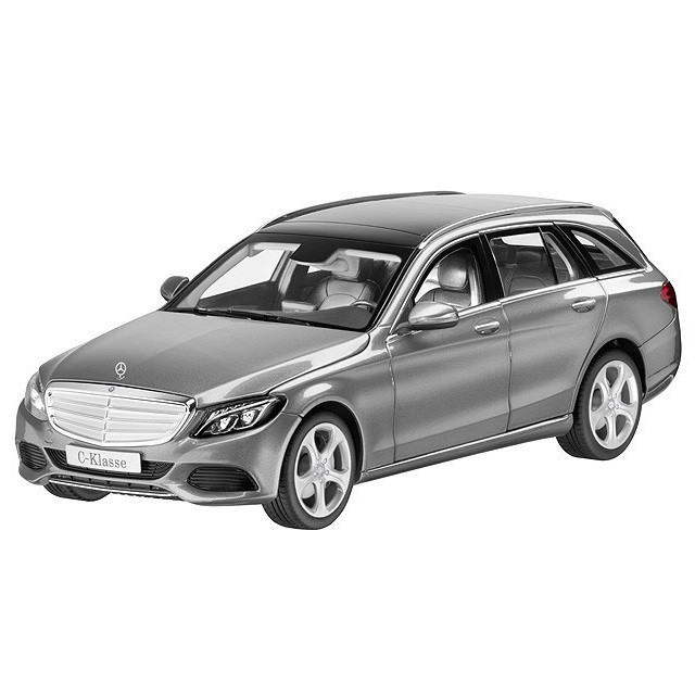 Модель автомобіля Mercedes C-Class Estate, Exclusive, Scale 1:18, Palladium Silver, артикул B66960260