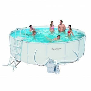 Bestway 56276 - каркасний басейн Steel Power Frame 427x122 см, фото 1