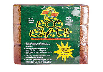 Кокосовий субстрат для терраріуму Croci Eco E Earth 3 брикета 1,95 кг