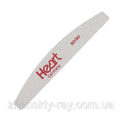 ПІЛКА ДЛЯ НОГТЕЙ HEART 80/80 HALF, фото 1