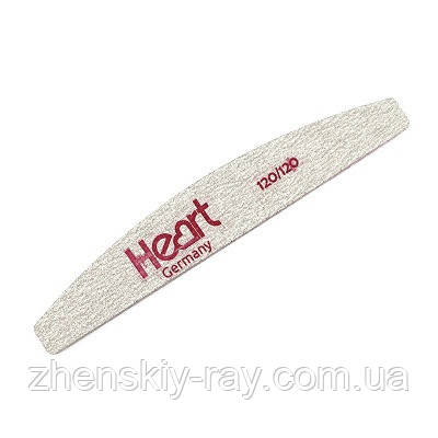 ПІЛКА ДЛЯ НОГТЕЙ HEART 120/120 HALF