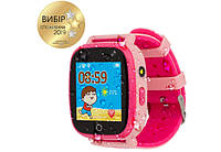 Смарт-годинник дитячі вологозахищені AmiGo GO001 iP67 Pink