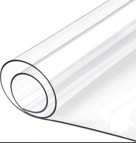 Силіконове м'яке скло Прозора захисна скатертини для столу і меблів Soft Glass (1.0х1.0м) товщина 2 мм