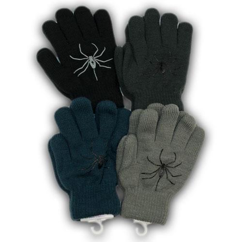 ОПТ Дитячі рукавички утеплені, р. 17 (11-12 років), виробник Польща (6 шт./набір), фото 1