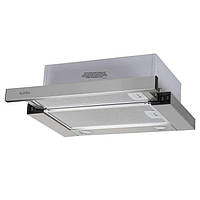 Вытяжка для кухни выдвижная телескопическая Ventolux GARDA 50 INOX (750) SMD LED, нерж. сталь шириной 50 см