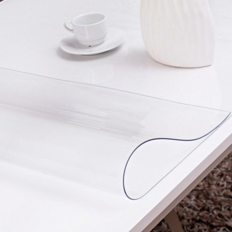 Силіконове м'яке скло Прозора захисна скатертина для столу і меблів Soft Glass (1.2х1.0м) товщина 2 мм