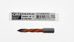 Свердло наскрізне діаметр 7 мм довжина 70 мм ліве СМТ 375.070.12 для свердлильно-присадкових станків