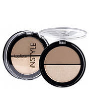 Пудра бронзатор хайлайтер CONTOUR&HIGHLIGHTER INSTYLE PT262 TopFace 001