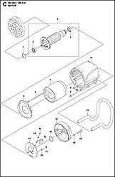 3 ЕЛЕКТРОДВИГАЛЬНИЙ ⁇ DM 400, 2020-02 бурильна машина Husqvarna ⁇ алмазне буріння ⁇