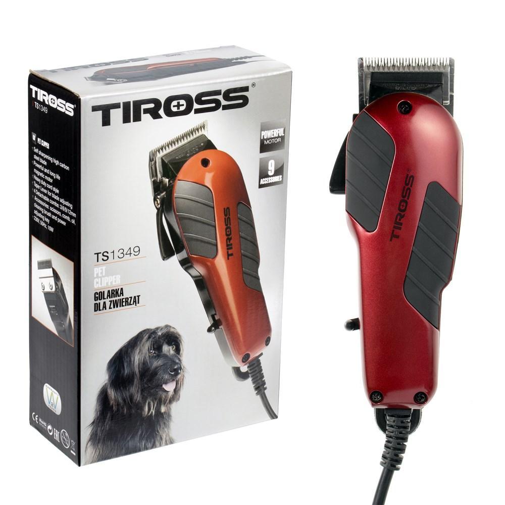 Машинка для стрижки тварин (грумінга) Tiross TS-1349