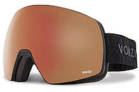 Горнолыжная маска VonZipper Satellite Black 2 Линзы WildLife Black Fire Chrome / WildLife Yellow