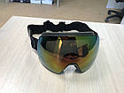 Гірськолижна маска VonZipper Satellite Black 2 Лінзи WildLife Black Fire Chrome / WildLife Yellow, фото 5