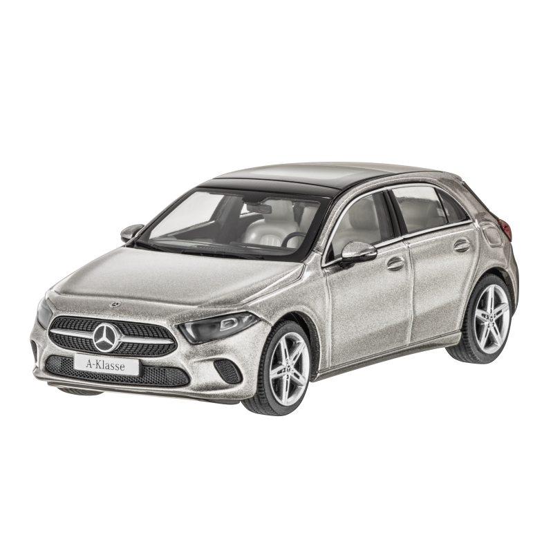 Модель Mercedes-Benz A-Class (W177), Progressive Line, Scale 1:43, Mojave Silver, артикул B66960427