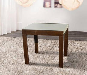 Стіл трансформер розкладний Слайдер Мікс меблі горіх/кремовий 100-200 см