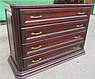 Комод на 4 ящики з масиву дуба Флоренція каштан, фото 3