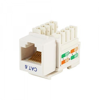 Разъем компьютерной розетки HAGER RJ-45 FTP неэкранированный 6 категории