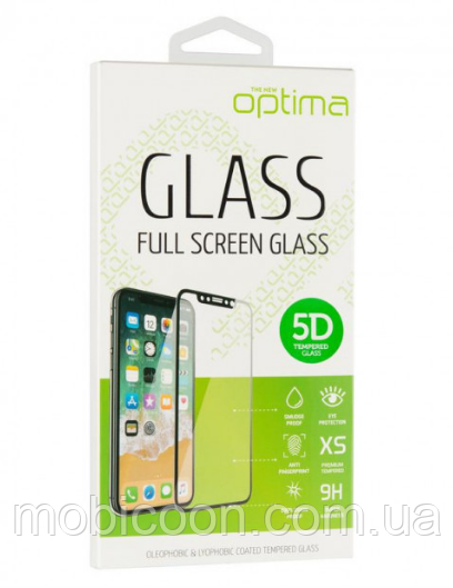 Захисне скло Optima 5D для Xiaomi Redmi 9 (сяомі ксіоміредмі 9)