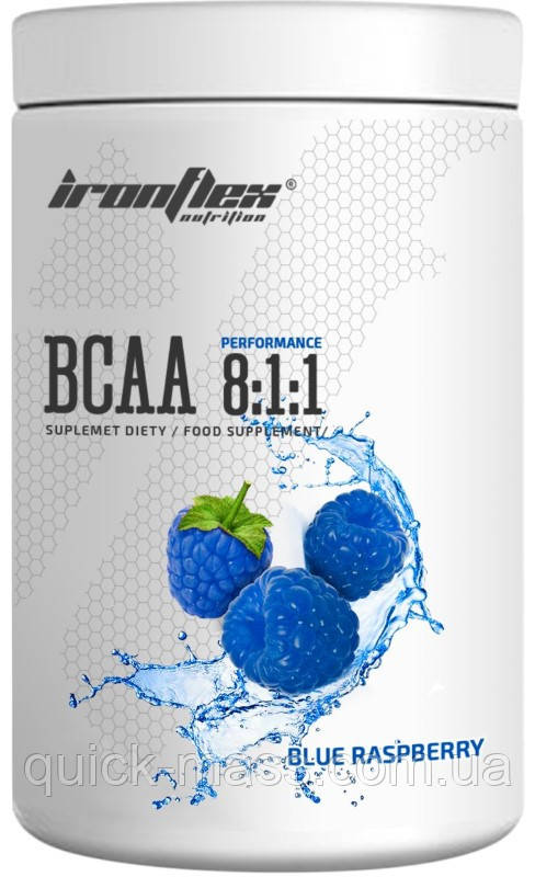 Амінокислоти IronFlex BCAA Performance 8-1-1 500g