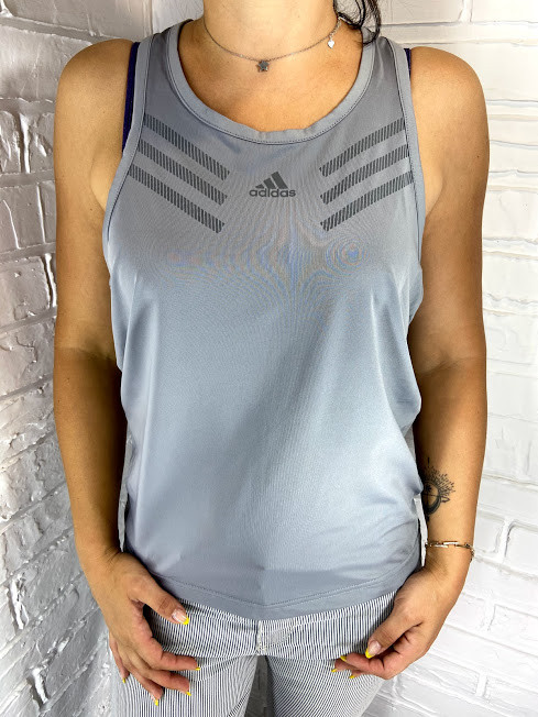 Майка жіноча спортивна сіра АiD L