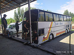 Setra S 216, 316 HDS лобове ніжке скло