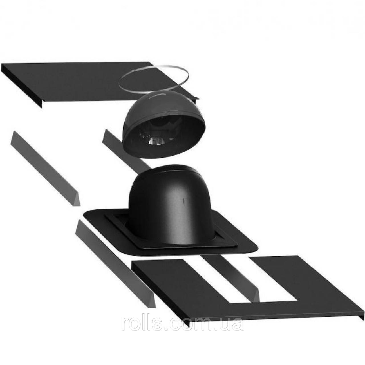 Piippu прохідний елемент з окантовкою No.1 для димових труб DN200-265мм, фото 1