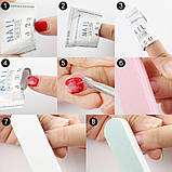 СЕРВЕТКИ ДЛЯ ЗНЯТТЯ ГЕЛЬ-ЛАКУ, ЛАКУ В ІНДИВІДУАЛЬНІЙ УПАКОВЦІ, 50 ШТУК, фото 4