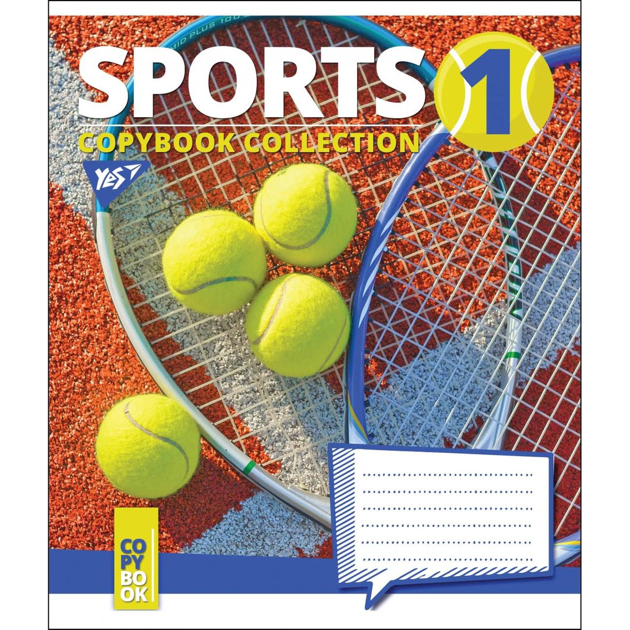 Зошит 24арк. лін. YES Sports №764736(20)(320)