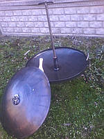 Сковорідка  дискова з трубою, з димком (40 см)