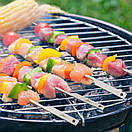 Шампура титанові для креветок Lixada 25 см набір 5 шт, фото 4