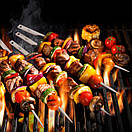 Шампура титанові для креветок Lixada 25 см набір 5 шт, фото 5