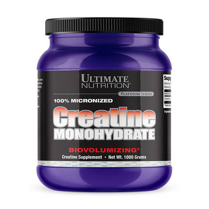 Креатин моногідрат Ultimate Creatine Monohydrate 1000 г Без смаку, фото 2