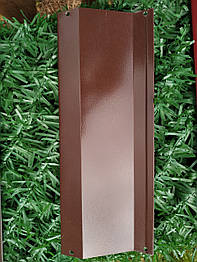 Ламелі для забору Жалюзі металевий 112 мм колір 8017 коричневий глянець двосторонній 0,45 Корея