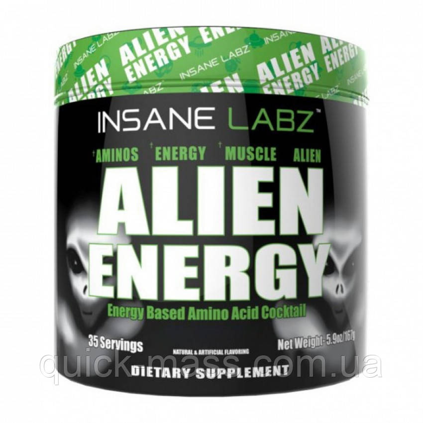 Передтренувальний комплекс Insane Labz Alien Energy 30 порцій (167 грам)