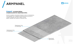АРМПАНЕЛЬ 9 мм — цементно перлитову плиту
