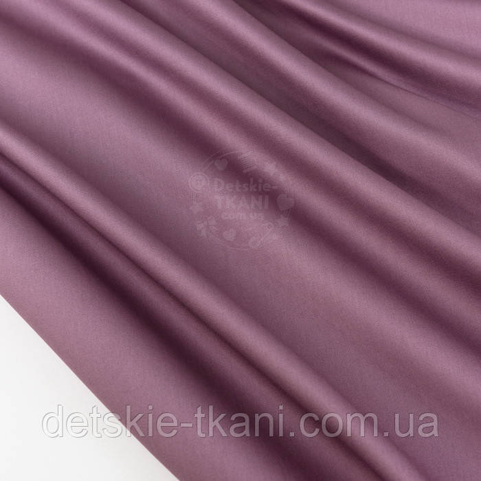 Сатин преміум колір сухої ожини, ширина 240 см (№2863), фото 1